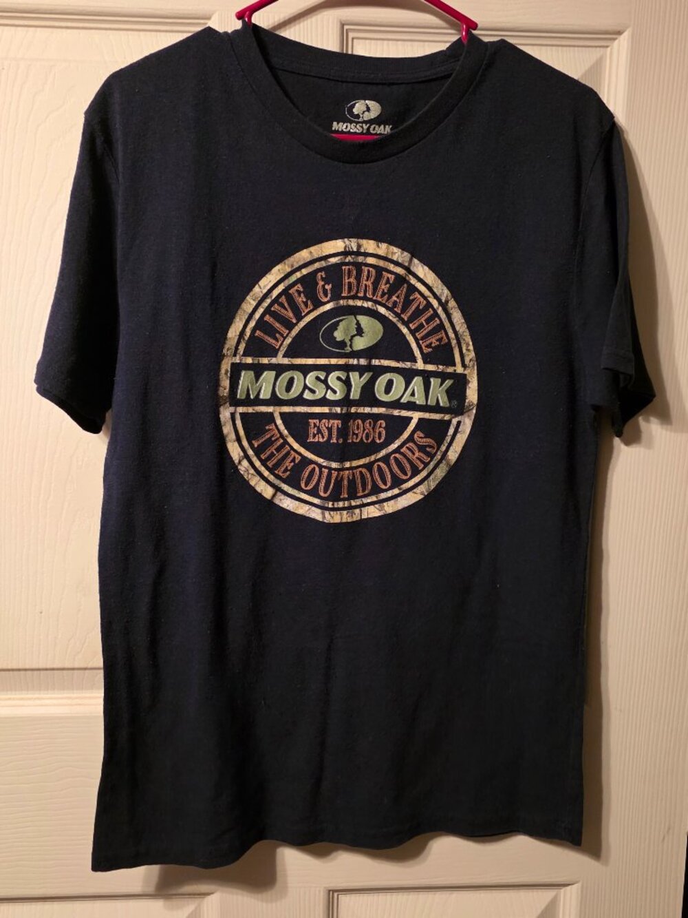 Mossy Oak Black Graphic Logo T-Shirt Medium